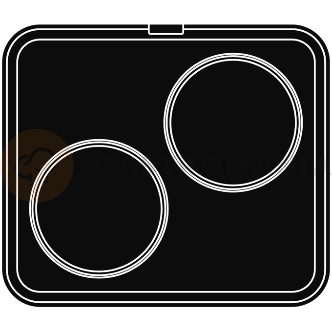 Vložka - forma pre zariadenie COOKMATIC a COOKMATIC SPECIAL na 2 kusy o rozmeroch 160x22 mm, kruh | PAVONI, PIASTRAZ