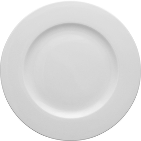 Plytký tanier z bieleho porcelánu o priemere 17 cm | LUBIANA, Wersal