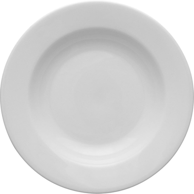 Hlboký tanier z bieleho porcelánu o priemere 23 cm | LUBIANA, Kaszub/Hel