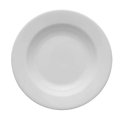 Hlboký tanier z bieleho porcelánu o priemere 24 cm | LUBIANA, Kaszub/Hel
