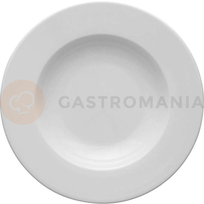 Hlboký tanier z bieleho porcelánu 22,5 cm | LUBIANA, Wersal