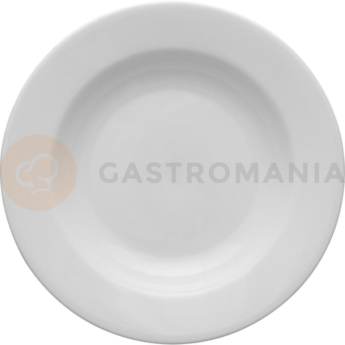 Hlboký tanier z bieleho porcelánu o priemere 23 cm | LUBIANA, Kaszub/Hel