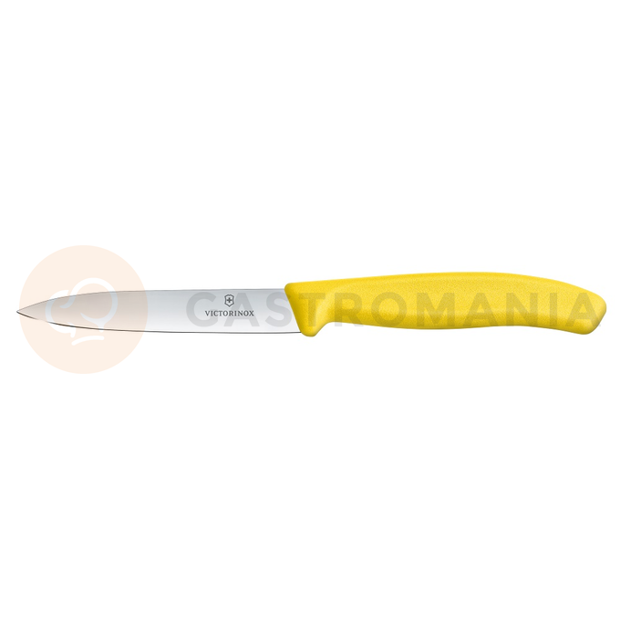Nôž na zeleninu, hladký, 10 cm, žltý | VICTORINOX, Swiss Classic