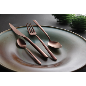 Jedálenská vidlička 21,3 cm | FINE DINE, Amarone Bronze