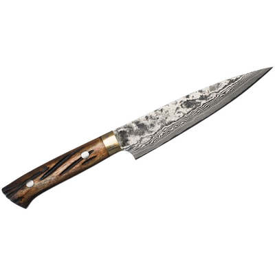 Nôž univerzálny, ručne kovaný, 13cm VG-10 | TAKESHI SAJI, HA-462