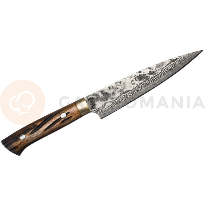Ručne kovaný nôž univerzálny 15cm VG-11 | TAKESHI SAJI, H-V10D-PE-150YBB