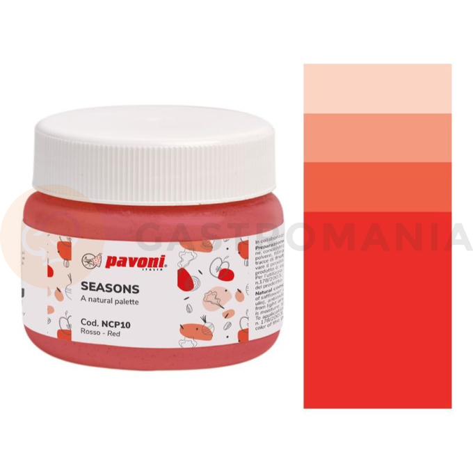 Prírodné farbivo, koncentrát v prášku - červené, 80 g - NCP10 | PAVONI, Seasons