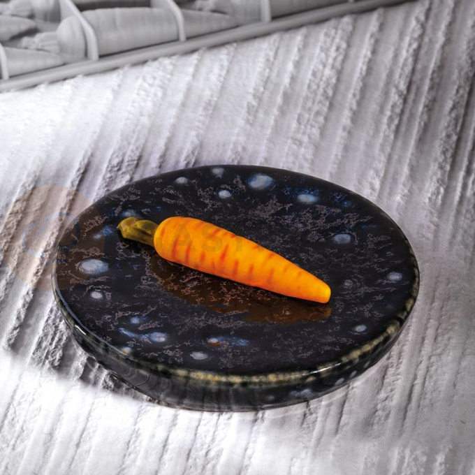 Silikónová forma na chuťovky, mrkva, 15 x jamôk, 300x175 mm, 15 ml - GG046S | PAVONI, Carrot