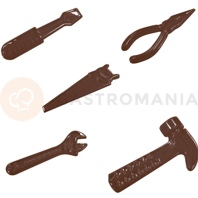Termoformovaná forma na čokoládu- náradie, 190x50x7 mm, 150x45x7 mm, 115x25x7 mm | MARTELLATO, Thermoformed Moulds