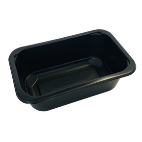 Čierny, 1 - komorový box, vhodný na zatavenie, 178x113x50 mm, 320 ks, hladký | CHEFFY, Matipack Small Catering MAP 50DC