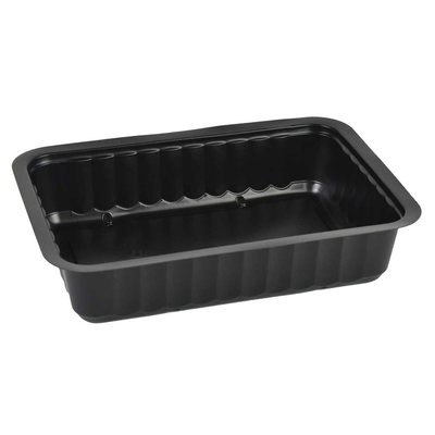 Čierny, 1 - komorový box, vhodný na zatavenie, 137x96x66 mm, 480 ml, 1600 ks | CHEFFY, Alphacel CL 500 N