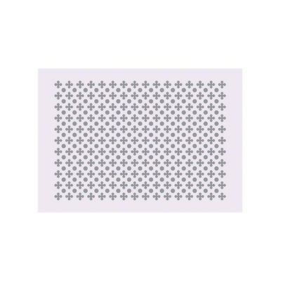 Dekoračná šablóna, Bodky a štvorlístky - 60 x 40 cm - GD04 | MARTELLATO, DECORATIVE STENCIL