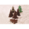 Forma na čokoládu a pralinky - vianočný stromček, 56x75x8 mm, 13 ml - SCG46 Choco Pine | SILIKOMART, EasyChoc