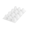 Forma na múčniky a dezerty - vajce 12x 30 ml, 34x47 mm | SILIKOMART, Egg 30