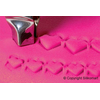 Krimpovacie kliešte na zdobenie cukrovej hmoty - srdce, 2 ks | SILIKOMART, Crimper 15 Regular Sweet Heart