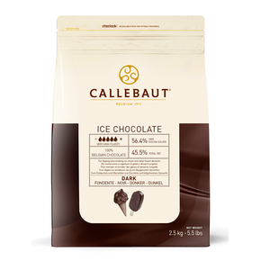 Horká čokoláda na zmrzlinu 56,4% Callets&amp;#x2122; 2,5 kg balenie | CALLEBAUT, ICE-45-DNV-552