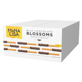 Dekoračné lístky z mliečnej čokolády Blossoms, 5 - 9 mm, 4 kg | MONA LISA, CHM-BS-13783-75A