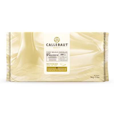 Biela čokoláda bez cukru 30,7% 5 kg blok | CALLEBAUT, MALCHOC-W-123