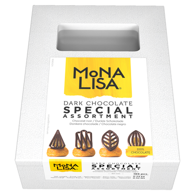 Čokoládová dekorácia, špecialna sada 60 mm - 195 ks | MONA LISA, CHD-OD-19824E0-999
