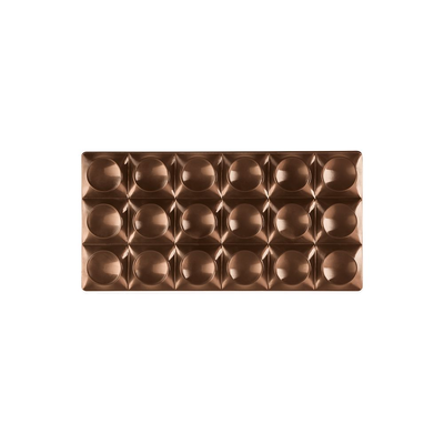 Tritanová forma na čokoládové tabuľky - 3 x 100g, 154x77x9 mm - PC5010FR | PAVONI, Bricks