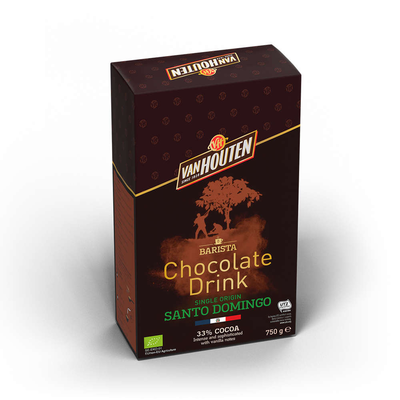 Horká čokoláda v prášku 33% Single Origin Santo Domingo, 0,75 kg | VAN HOUTEN, VM-75975-V99