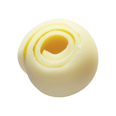 Maslové špirálky z bielej čokolády ø 16 mm - 200 ks | MONA LISA, CHW-DE-19932E0-999