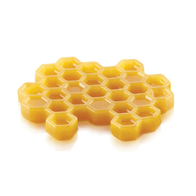 Silikónová forma na dokončenie 3D dezertov - včelí plást 6x 74x8 mm, 18 ml | SILIKOMART, Miel 18