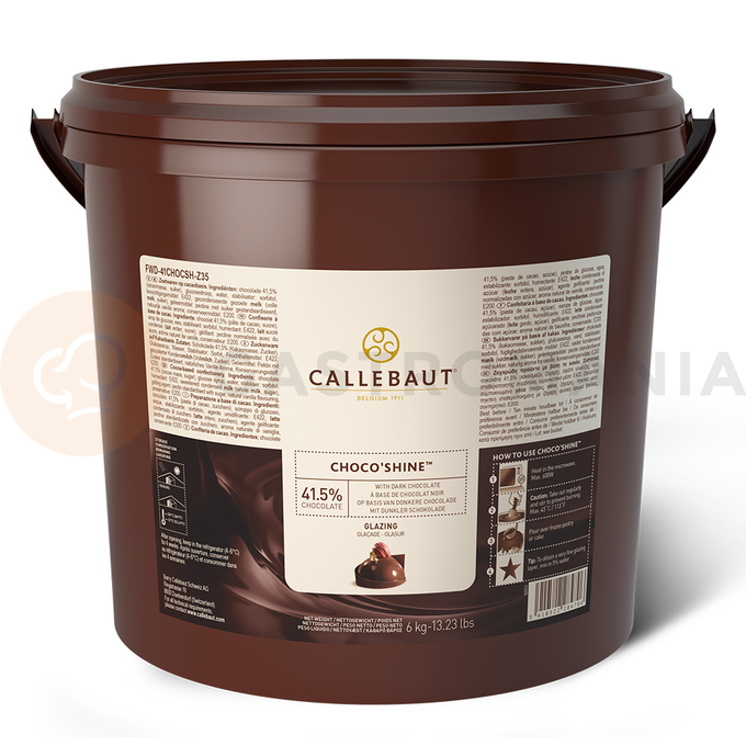 Čokoládová lesklá poleva ChocO´shine, 6 kg  | CALLEBAUT, FWD-41CHOCSH-Z35