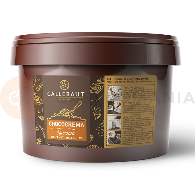 Čokoládový krém na zmrzlinu Choco Crema Nocciola, 3kg  | CALLEBAUT, FNN-O1239-E0-U50
