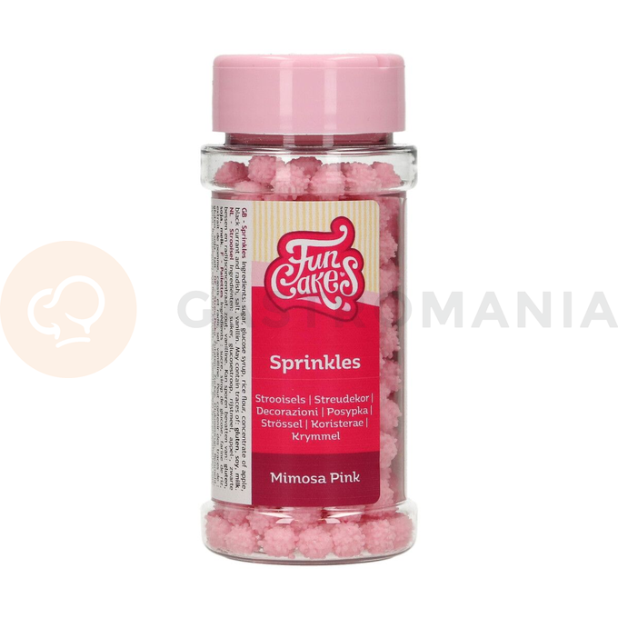Cukrové sypanie - mimosa 45 g, ružová | FUNCAKES, F52230