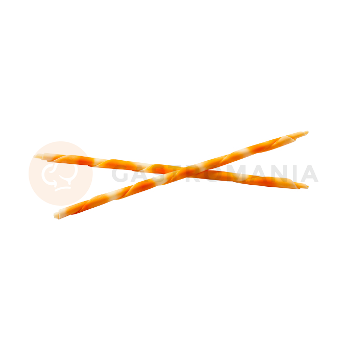 Dekorácia, tyčinky XL z bielej a pomarančovej čokolády, 200 mm - 115ks | MONA LISA, CHX-PC-19942E0-999