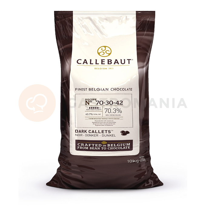 Horká čokoláda 70,3% Callets&amp;#x2122; 10 kg balenie | CALLEBAUT, 70-30-42NV-01B