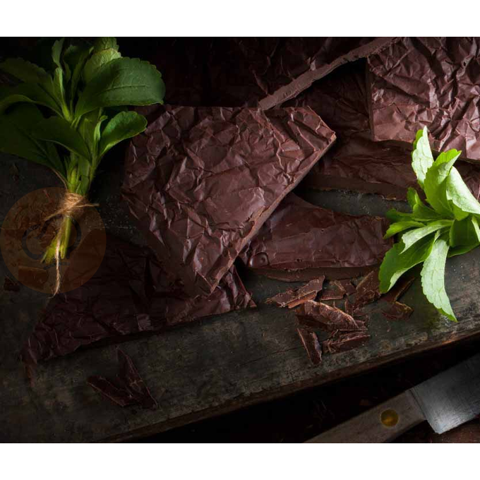 Horká čokoláda s vlákninou a stévií 83,9% 5 kg blok | CALLEBAUT, CSD-P2811STE10-105