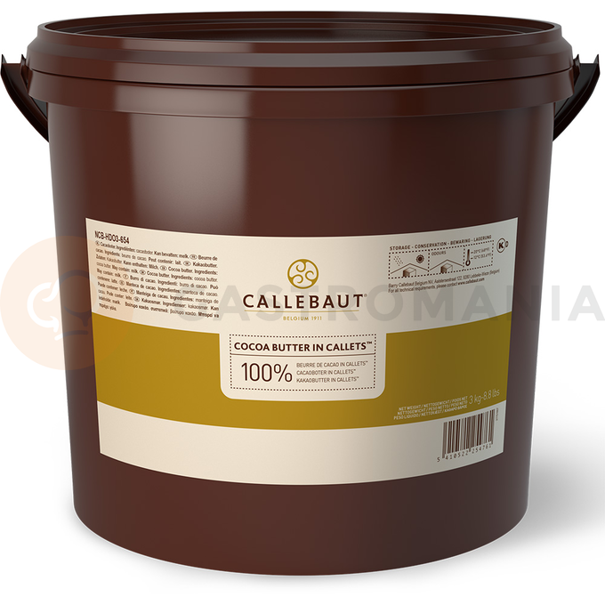 Kakaové maslo v peckách Callets&amp;#x2122;, 3 kg  | CALLEBAUT, NCB-HDO3-654