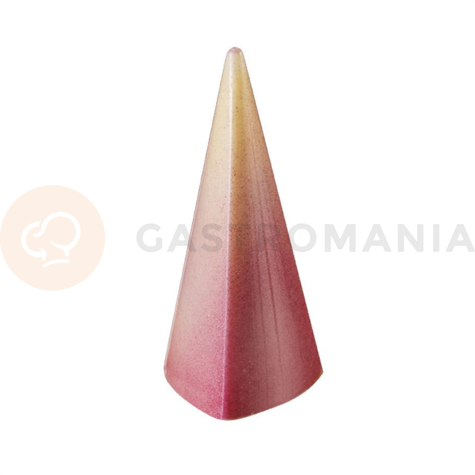 Polykarbonátová forma na pralinky 3D, kužeľ - 11 g - MA4005 | MARTELLATO, Pyramide