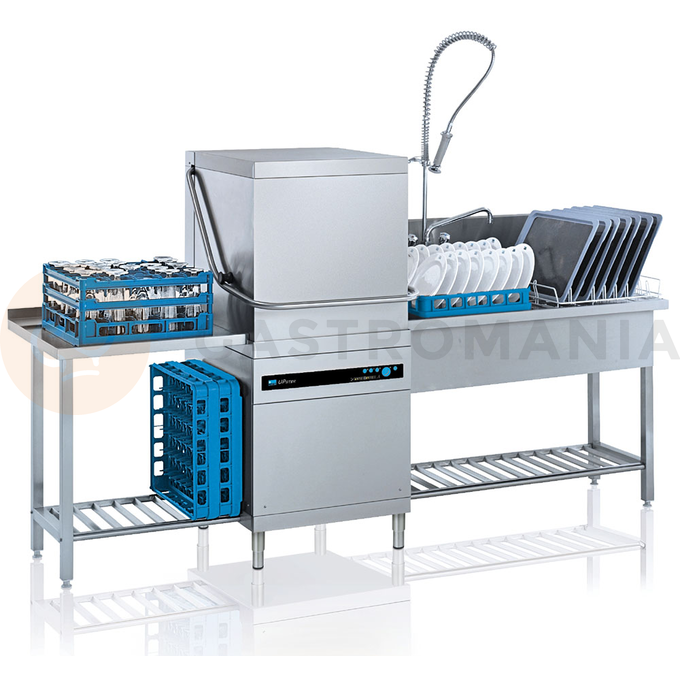 Priechodná umývačka na riady a hrnce, kôš: 500x500 mm | MEIKO, UPster H 500