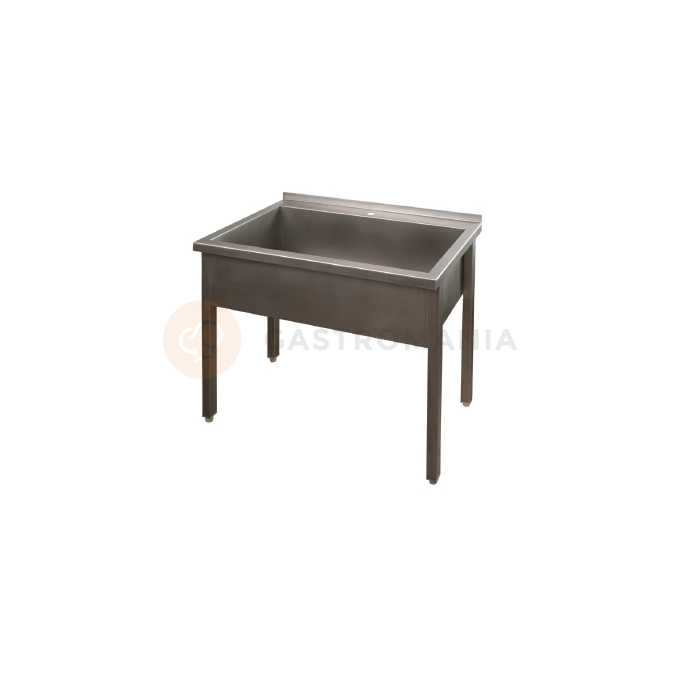 Stôl s jednokomorovou vaňou 1000x600x850 mm | SPOMASZ NAKŁO, B1K-1000-0-0-0