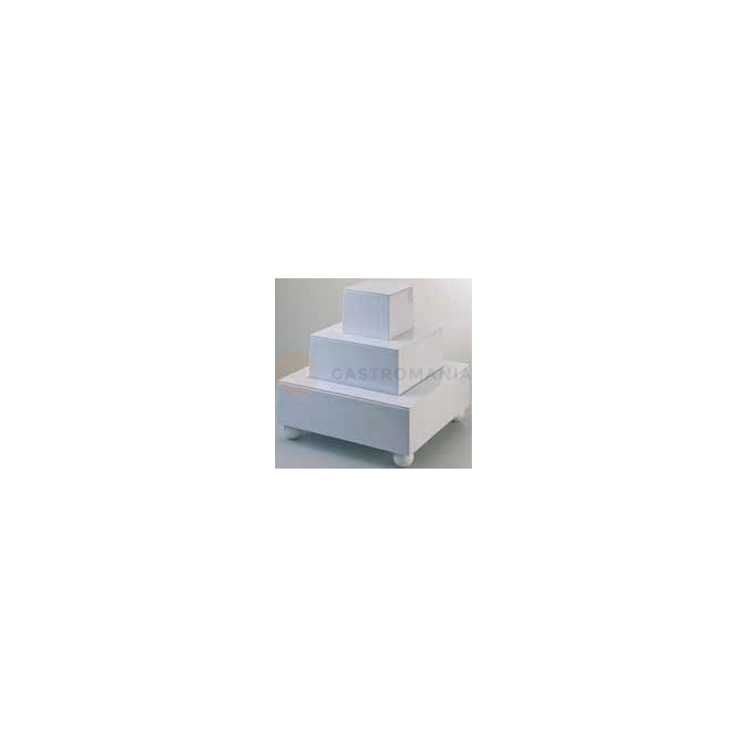 Štvorcový stojan na tortu - 49 cm x 49 cm x 58 cm - COD.204 | MARTELLATO, LITTLE WEDDING CAKE