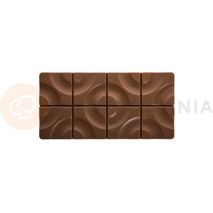 Tritanová forma na čokoládové tabuľky - 3 x 100g, 154x77x8 mm - PC5008FR | PAVONI, Target