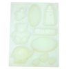 Silikónová 3D forma - ozdoby s motívom krstu, 300x400 mm, 30SMTP04 | MARTELLATO, New Born