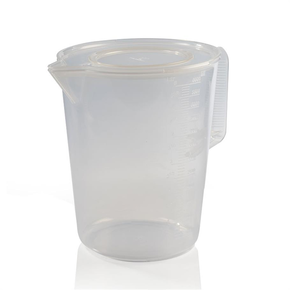 Džbánik z priehľadného plastu s odmerkou a vekom - 6000 ml - CFTRA6C | MARTELLATO, Carafes