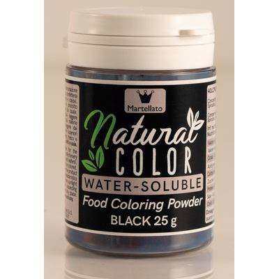 Prírodné farbivo v prášku - čierna, 25 g - 40LCPN206 | MARTELLATO, Natural Color