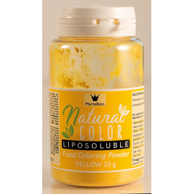 Prírodné farbivo v prášku - žltá, 25 g - 40LCPN304 | MARTELLATO, Natural Color