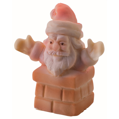 Silikónová 3D forma na pralinky - Santa Claus v komíne, 60x32x70 mm, 30SM080 | MARTELLATO, Silicone Idea
