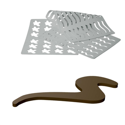Silikonová forma na čokoládové dekorácie, 390x290 mm - CHASIL10 | MARTELLATO, CHASIL10
