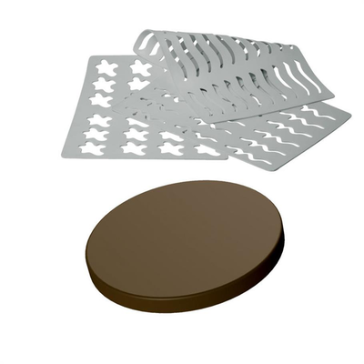 Silikonová forma na čokoládové dekorácie, priemer 26 mm - CHASIL16 | MARTELLATO, CHASIL16
