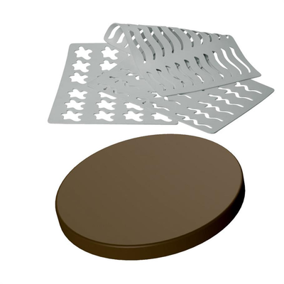 Silikonová forma na čokoládové dekorácie, priemer 36 mm - CHASIL17 | MARTELLATO, CHASIL17