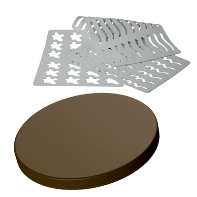 Silikonová forma na čokoládové dekorácie, priemer 42 mm - CHASIL18 | MARTELLATO, CHASIL18