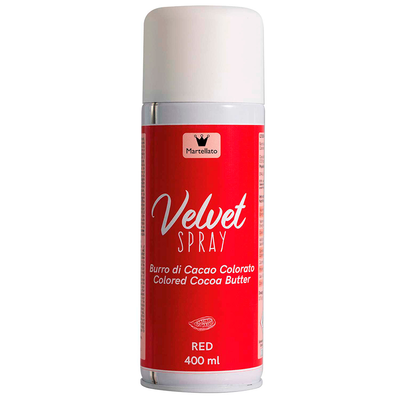 Zamat v spreji, červený, 400 ml - LCV208 | MARTELLATO, Velvet Spray