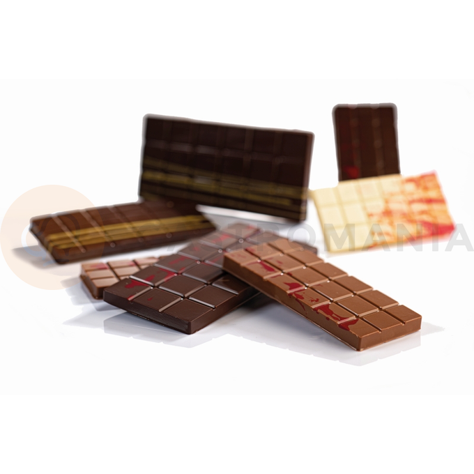 Forma na tabuľkovú čokoládu, 5 ks, 110x50x8 mm, 20TC006 | MARTELLATO, Tavolette